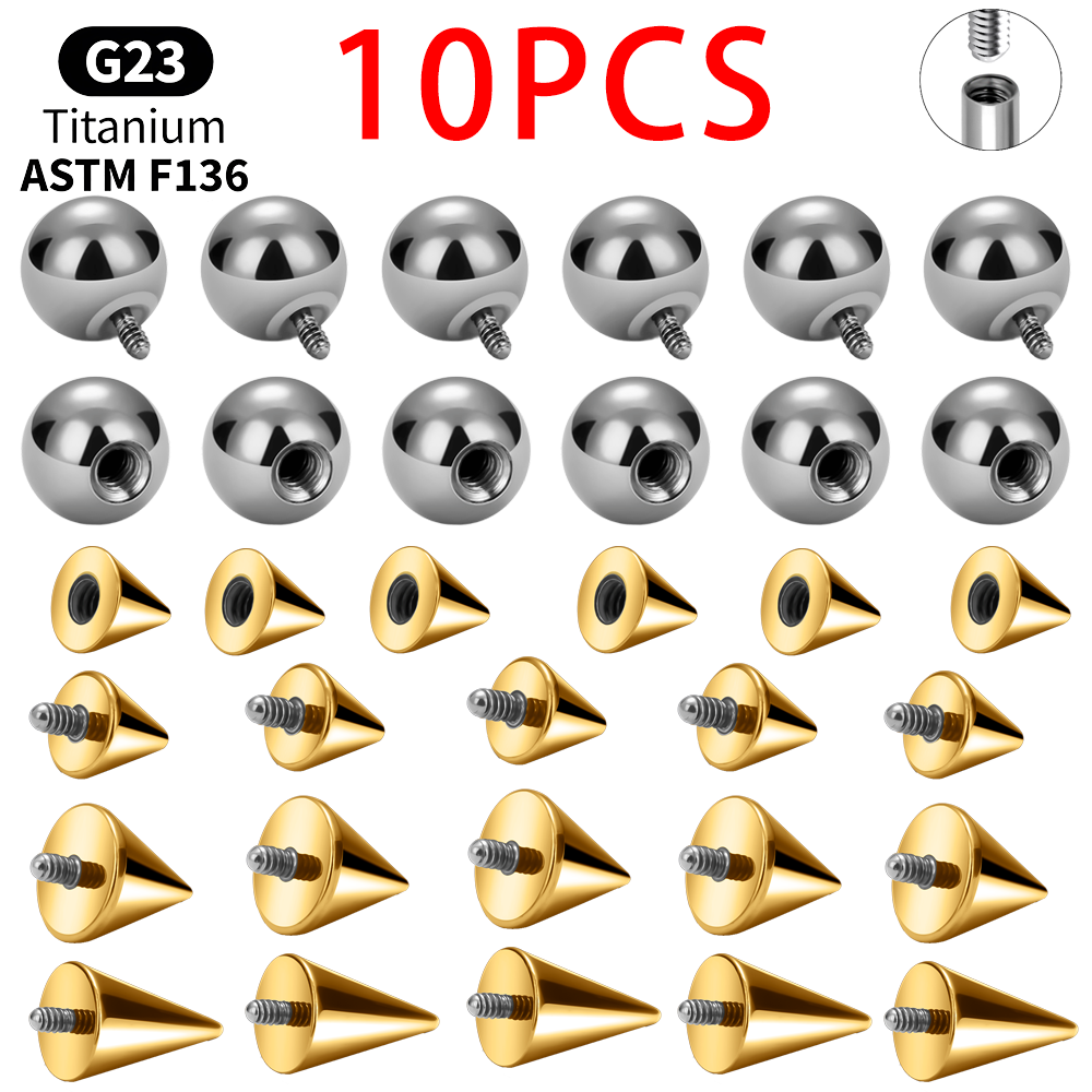 Body Jewelry Replacement Ball - Lot de 10 pièces de rechange