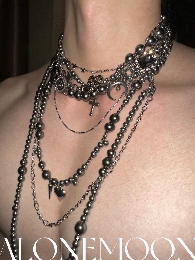 Body Jewelry Necklace - RapIndustry-Bijoux de corps en acier au