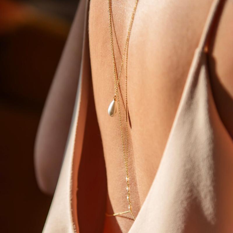 【xxx】 Collier chaîne longue mu - Body Jewelry Necklace avis et prix