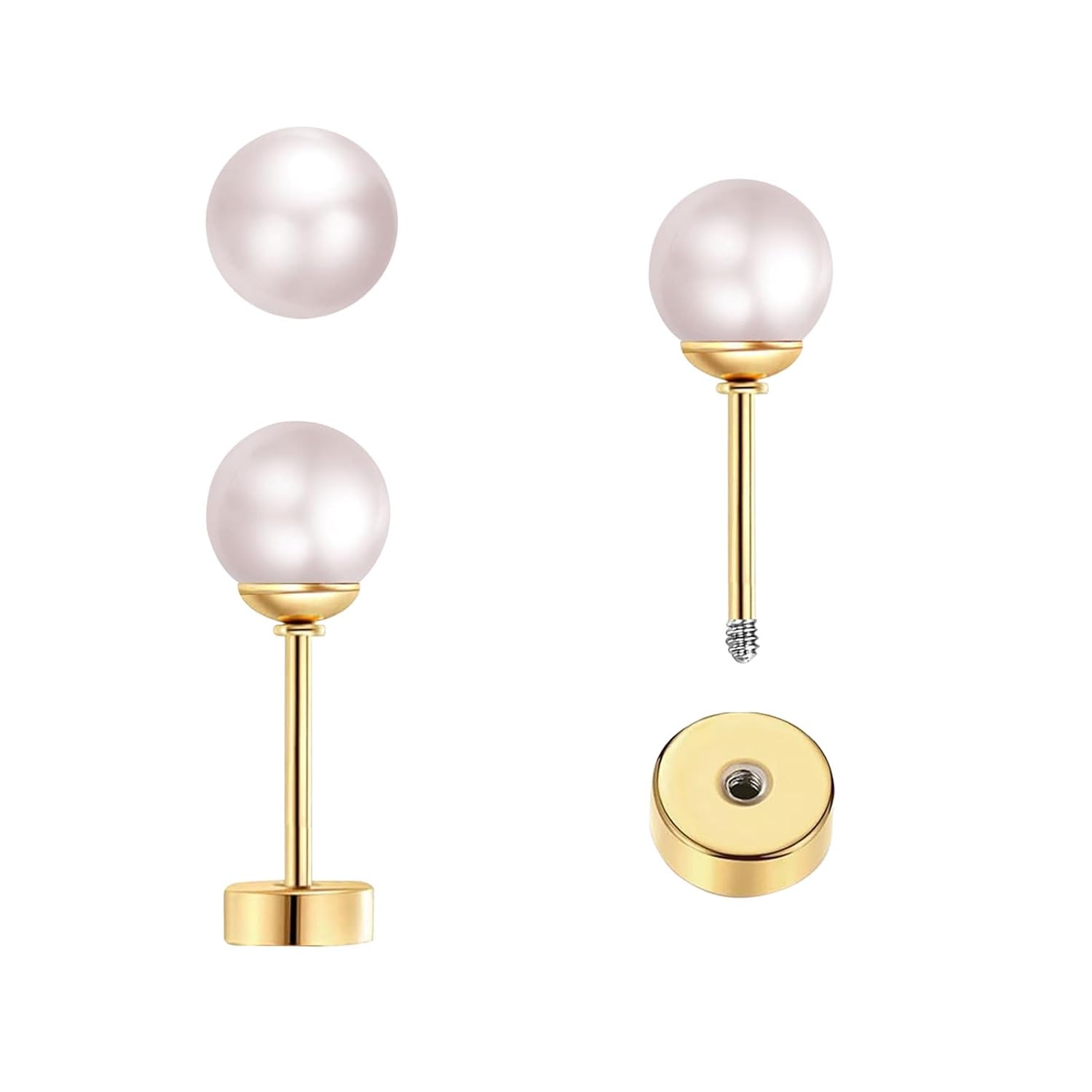3 paires de petites boucles d' - Body Jewelry Surgical Steel avis et prix