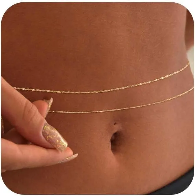 Chaîne de perles de taille rég - Body Jewelry For You avis et prix