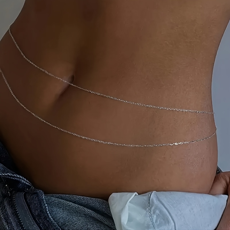 Ceinture chaîne en métal doré  - Body Jewelry For You avis et prix