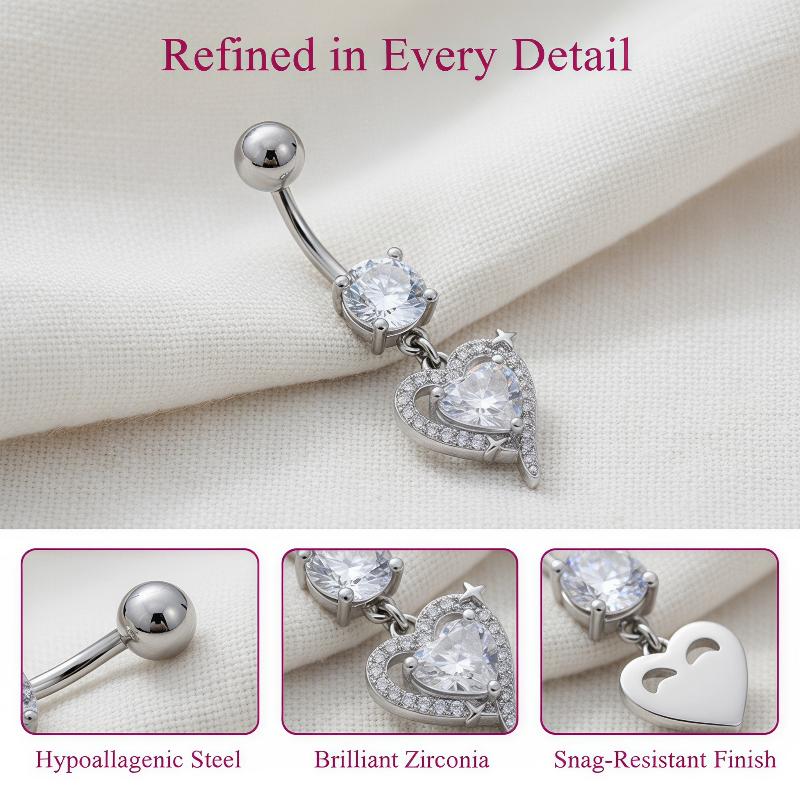 1 pièce Bijou de corps exquis  - Body Jewelry Surgical Steel avis et prix